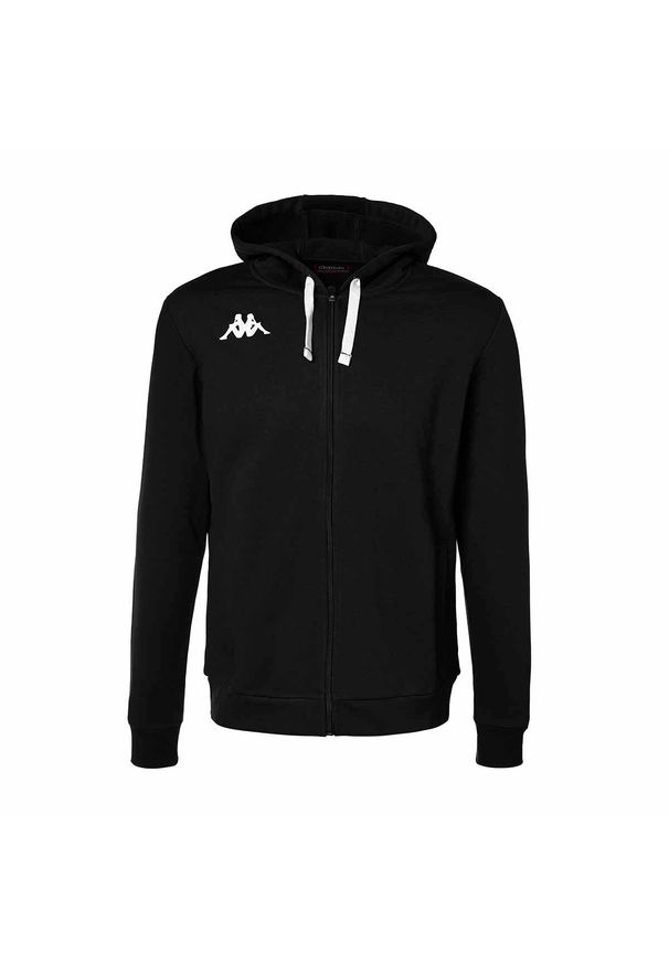 Bluza z kapturem Kappa Banto. Typ kołnierza: kaptur. Kolor: czarny. Sport: fitness