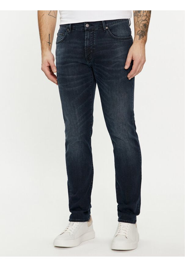 Baldessarini Jeansy B1 16511/000/1276 Granatowy Regular Fit. Kolor: niebieski