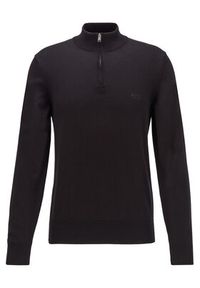 BOSS - Boss Sweter Padro-L 50419988 Czarny Regular Fit. Kolor: czarny. Materiał: bawełna #2