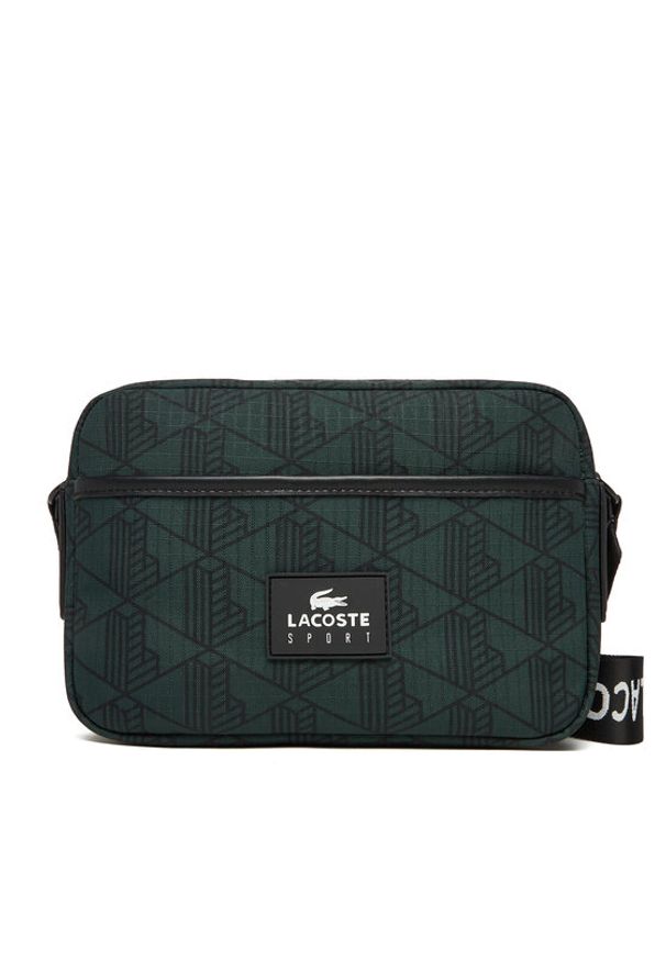 Lacoste Saszetka NH5070BZ Zielony. Kolor: zielony. Materiał: materiał