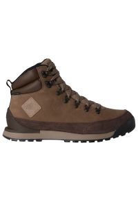 Buty męskie The North Face Back To Berkeley IV Leather Lifestyle 0A817QDQI1 - brązowe. Kolor: brązowy. Materiał: skóra, guma. Szerokość cholewki: normalna