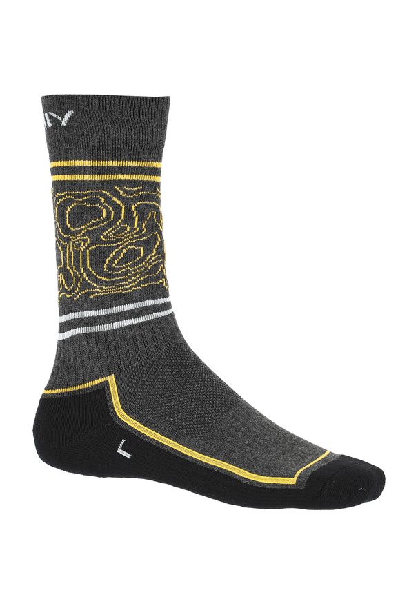Skarpety trekkingowe męskie Viking Boosocks Heavy Bamboo Man. Kolor: żółty, wielokolorowy, czarny, szary