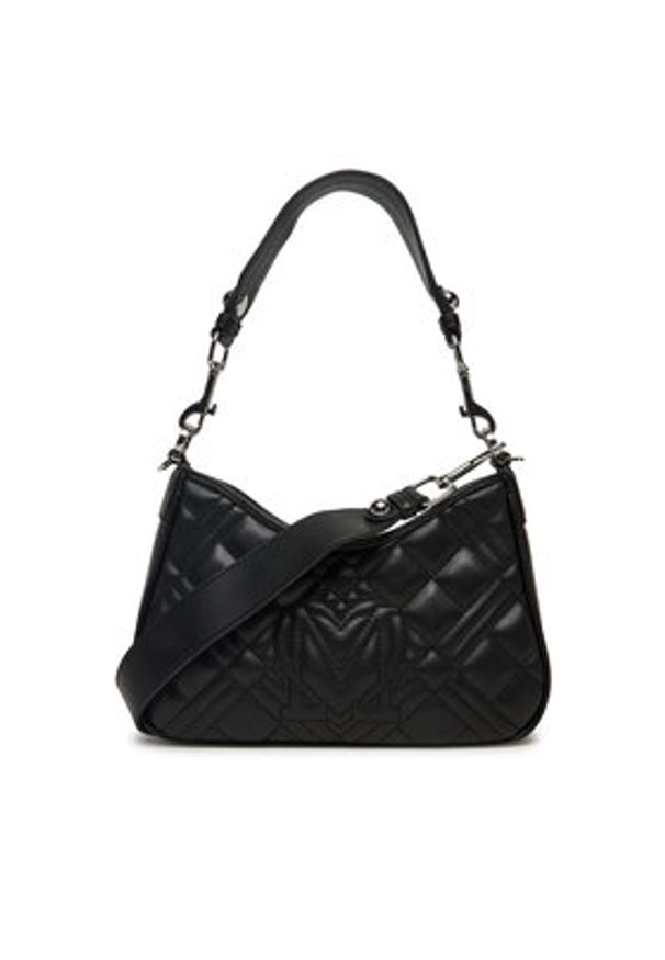 Love Moschino - LOVE MOSCHINO Torebka JC4152PP0NLA000B Czarny. Kolor: czarny. Materiał: skórzane