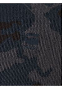 G-Star RAW - G-Star Raw Polo Dunda D27035-C335 Granatowy Slim Fit. Typ kołnierza: polo. Kolor: niebieski. Materiał: bawełna #5