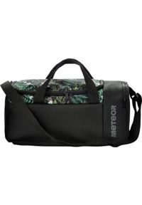 Meteor Torba sportowa treningowa podróżna fitness Meteor Nanuq 20L czarna liście 16894. Kolor: czarny. Sport: fitness #1