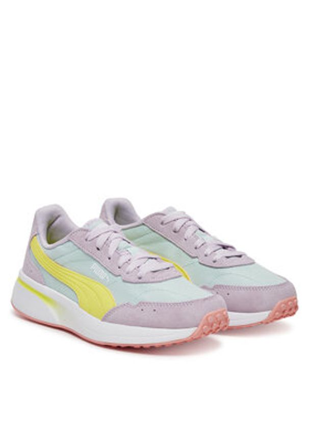 Puma Sneakersy R78 Glance 401623 06 Kolorowy. Materiał: zamsz, skóra. Wzór: kolorowy