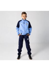 MANCHESTER CITY - Dres piłkarski dziecięcy Manchester City 24/25. Kolor: niebieski. Materiał: dresówka. Styl: sportowy #1