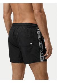Guess Szorty kąpielowe F6GT00 WN162 Czarny Regular Fit. Kolor: czarny. Materiał: syntetyk #3