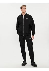 Hugo Bluza 50509978 Czarny Oversize. Kolor: czarny. Materiał: bawełna #3