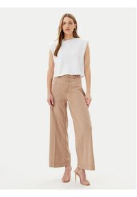 Guess Jeansy W5GA1Y WH7B1 Brązowy Wide Leg. Kolor: brązowy #3