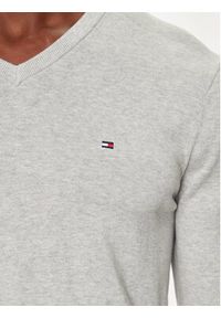 TOMMY HILFIGER - Tommy Hilfiger Sweter MW0MW14745 Szary Regular Fit. Kolor: szary. Materiał: bawełna #5