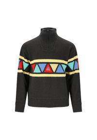 Bluza z kapturem wiatrówka SOS Uni knit. Typ kołnierza: kaptur. Kolor: wielokolorowy, czarny, szary, brązowy. Sezon: zima. Styl: sportowy, retro