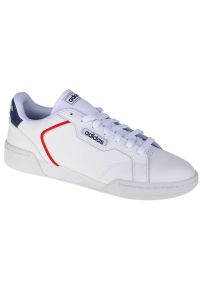 Adidas - Buty adidas Roguera M EH2264 białe. Okazja: na co dzień. Kolor: biały. Materiał: skóra, materiał. Szerokość cholewki: normalna. Sezon: lato, jesień. Sport: fitness