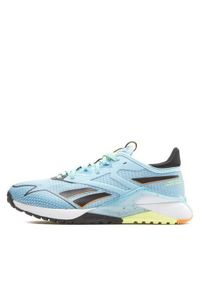 Buty treningowe damskie Reebok Nano X2 Tr Adventure. Kolor: niebieski. Materiał: syntetyk, materiał. Szerokość cholewki: normalna. Sport: fitness