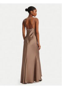 BARDOT Sukienka wieczorowa Monroe Cowl Neck Maxi 59709DB3 Brązowy Regular Fit. Kolor: brązowy. Materiał: syntetyk. Styl: wizytowy. Długość: maxi #5