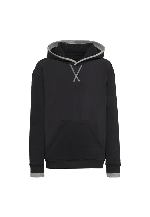 Adidas - Bluza dziecięca adidas All SZN. Kolor: czarny, szary, wielokolorowy. Sport: joga i pilates