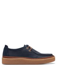 Clarks Mokasyny Clarkwood Moc 26176871 Granatowy. Kolor: niebieski. Materiał: skóra, nubuk