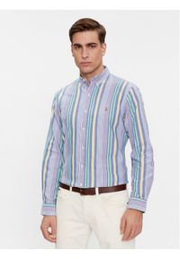 Polo Ralph Lauren Koszula 710928925001 Kolorowy Slim Fit. Typ kołnierza: polo. Materiał: bawełna. Wzór: kolorowy #1