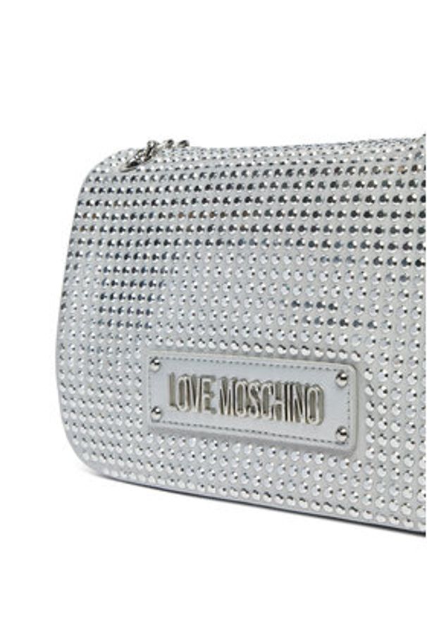 Love Moschino - LOVE MOSCHINO Torebka JC4136PP1MLL196B Srebrny. Kolor: srebrny
