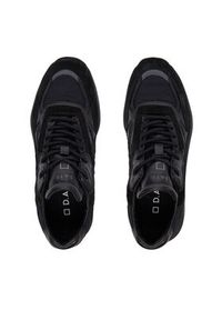 D.A.T.E. Sneakersy Fuga Shiny W431-FG-SH Czarny. Kolor: czarny. Materiał: skóra #6