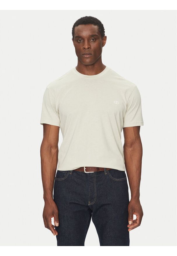 Liu Jo T-Shirt QA5174 J4805 Beżowy Regular Fit. Kolor: beżowy. Materiał: bawełna
