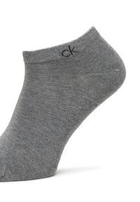 Calvin Klein Zestaw 3 par niskich skarpet męskich 701234366 Szary. Kolor: szary. Materiał: materiał, bawełna