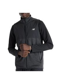 Bezrękawnik męski New Balance MV51200BK - czarny. Okazja: na co dzień. Kolor: czarny. Materiał: materiał, tkanina, skóra, poliester. Długość rękawa: bez rękawów. Wzór: aplikacja. Sezon: jesień, wiosna. Styl: klasyczny, casual #1