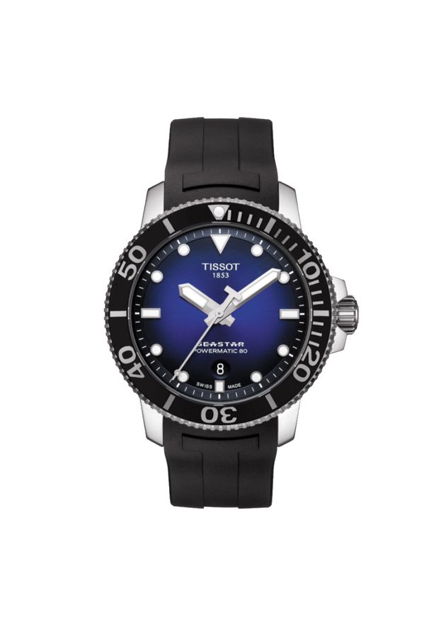 Zegarek Męski TISSOT Seastar 1000 Powermatic 80 T-SPORT T120.407.17.041.00. Materiał: koronka. Styl: sportowy