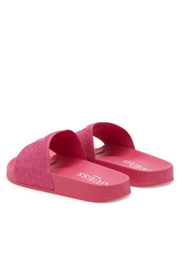Guess Klapki E4GZ25 BB00F Różowy. Kolor: różowy