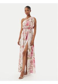 Rinascimento Sukienka wieczorowa CFC0019854002 Beżowy Regular Fit. Kolor: beżowy. Materiał: syntetyk. Styl: wizytowy #3