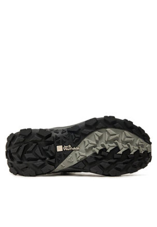 Jack Wolfskin Trekkingi Vojo Tour Texapore Mid W A62071 Szary. Kolor: szary. Materiał: skóra