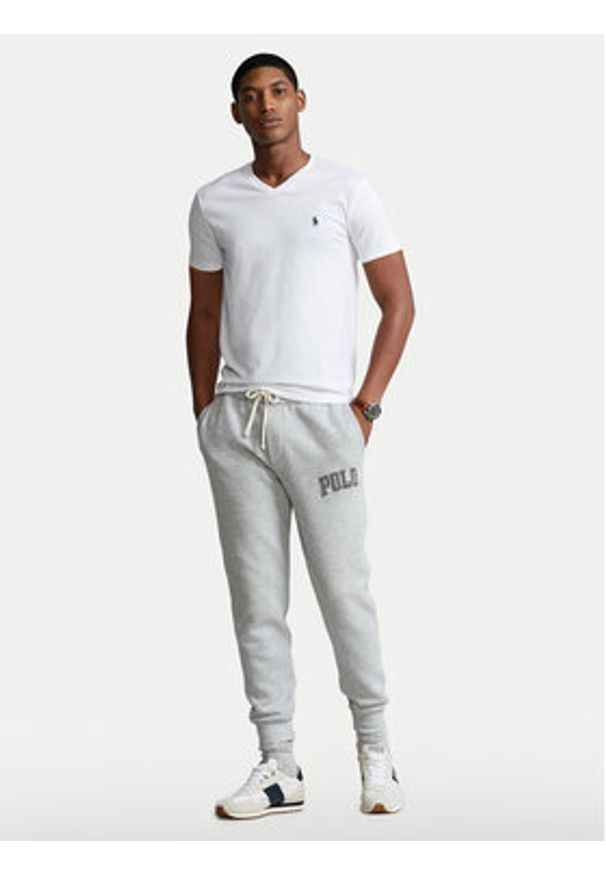 Polo Ralph Lauren T-Shirt 710671453008 Biały Custom Slim Fit. Typ kołnierza: polo. Kolor: biały. Materiał: bawełna