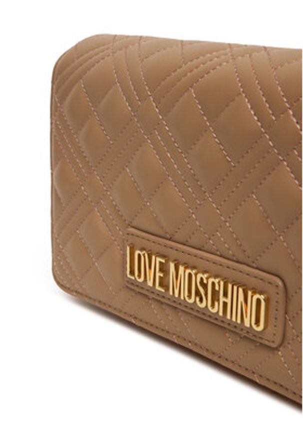Love Moschino - LOVE MOSCHINO Torebka JC4079PP0NLA0104 Beżowy. Kolor: beżowy. Materiał: skórzane