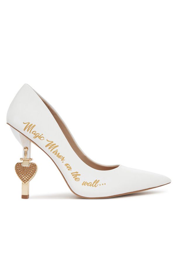Aldo Szpilki Snowwhiteheel 14008287 Biały. Kolor: biały. Materiał: skóra. Obcas: na szpilce