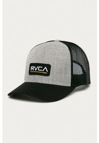 RVCA Czapka kolor szary z aplikacją. Kolor: szary. Wzór: aplikacja