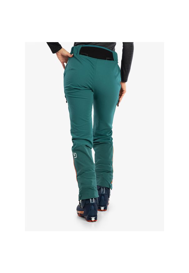 ORTOVOX - Spodnie skiturowe damskie Ortovox Westalpen Softshell Pants. Kolor: zielony. Materiał: softshell