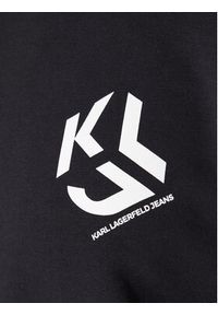 Karl Lagerfeld Jeans Bluza B1M20050 Czarny Regular Fit. Kolor: czarny. Materiał: bawełna #2