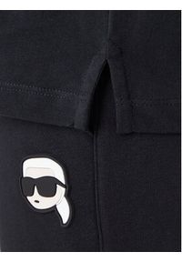 Karl Lagerfeld - KARL LAGERFELD Polo 745710 561224 Granatowy Regular Fit. Typ kołnierza: polo. Kolor: niebieski. Materiał: bawełna #3