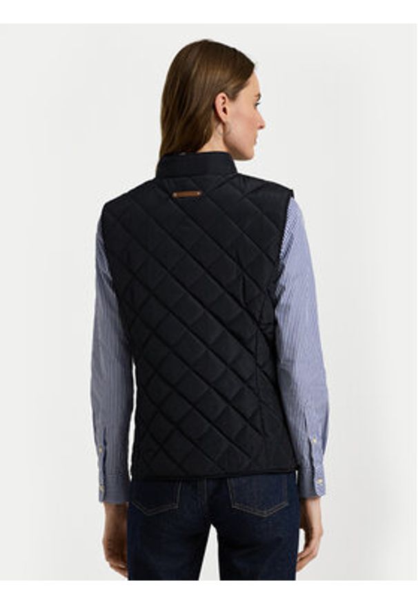 Lauren Ralph Lauren - LAUREN RALPH LAUREN Bezrękawnik 297951276004 Granatowy Straight Fit. Kolor: niebieski. Materiał: syntetyk. Długość rękawa: bez rękawów