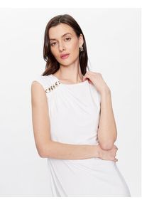 Lauren Ralph Lauren Sukienka koktajlowa 253898713001 Biały Slim Fit. Kolor: biały. Materiał: syntetyk. Styl: wizytowy #2
