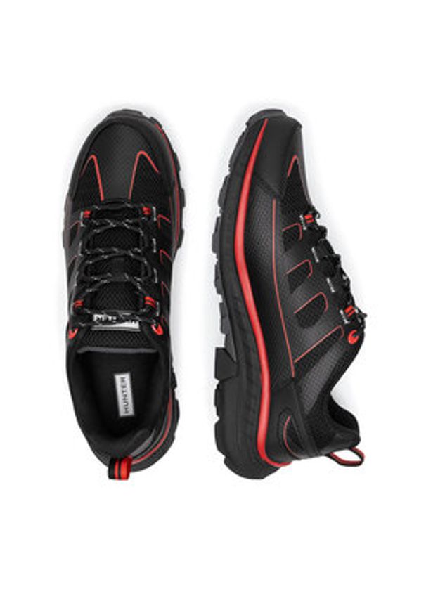 Hunter Trekkingi PEAK RT LOW WP Czarny. Kolor: czarny. Materiał: materiał. Sport: turystyka piesza