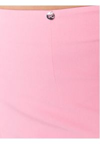 Nissa Spodnie materiałowe P13934 Różowy Regular Fit. Kolor: różowy. Materiał: materiał, syntetyk #4