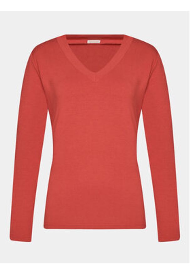 SELMARK - Selmark Piżama Flores P6973 Pomarańczowy Regular Fit. Kolor: pomarańczowy. Materiał: syntetyk