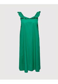 ONLY Carmakoma Sukienka codzienna Ally 15262056 Zielony Regular Fit. Okazja: na co dzień. Kolor: zielony. Materiał: bawełna. Typ sukienki: proste. Styl: casual #6