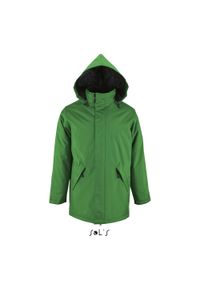 SOL'S - Parka Sol's Robyn. Kolor: zielony. Sezon: zima. Styl: elegancki #1