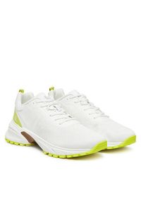 Calvin Klein Jeans Sneakersy Hike Runner Tech Knit YM0YM01284 Biały. Kolor: biały. Materiał: materiał