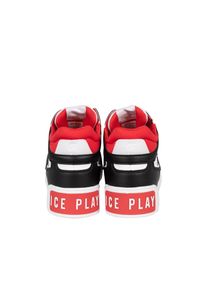 Ice Play Sneakersy | YALE001M3YM1 | Mężczyzna | Czarny, Biały. Okazja: na co dzień, na spacer. Nosek buta: okrągły. Kolor: wielokolorowy, czarny, biały. Materiał: skóra ekologiczna, tkanina. Sport: turystyka piesza #3