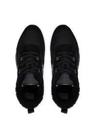 Voile Blanche Sneakersy Club 01 FUR. 2019471-03 Czarny. Kolor: czarny. Materiał: skóra, zamsz