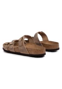 Birkenstock Klapki Franca 1015931 Brązowy. Kolor: brązowy. Materiał: nubuk, skóra #2