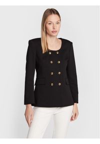 Pinko Marynarka Eugenia 1G1890 1739 Czarny Slim Fit. Kolor: czarny. Materiał: wiskoza